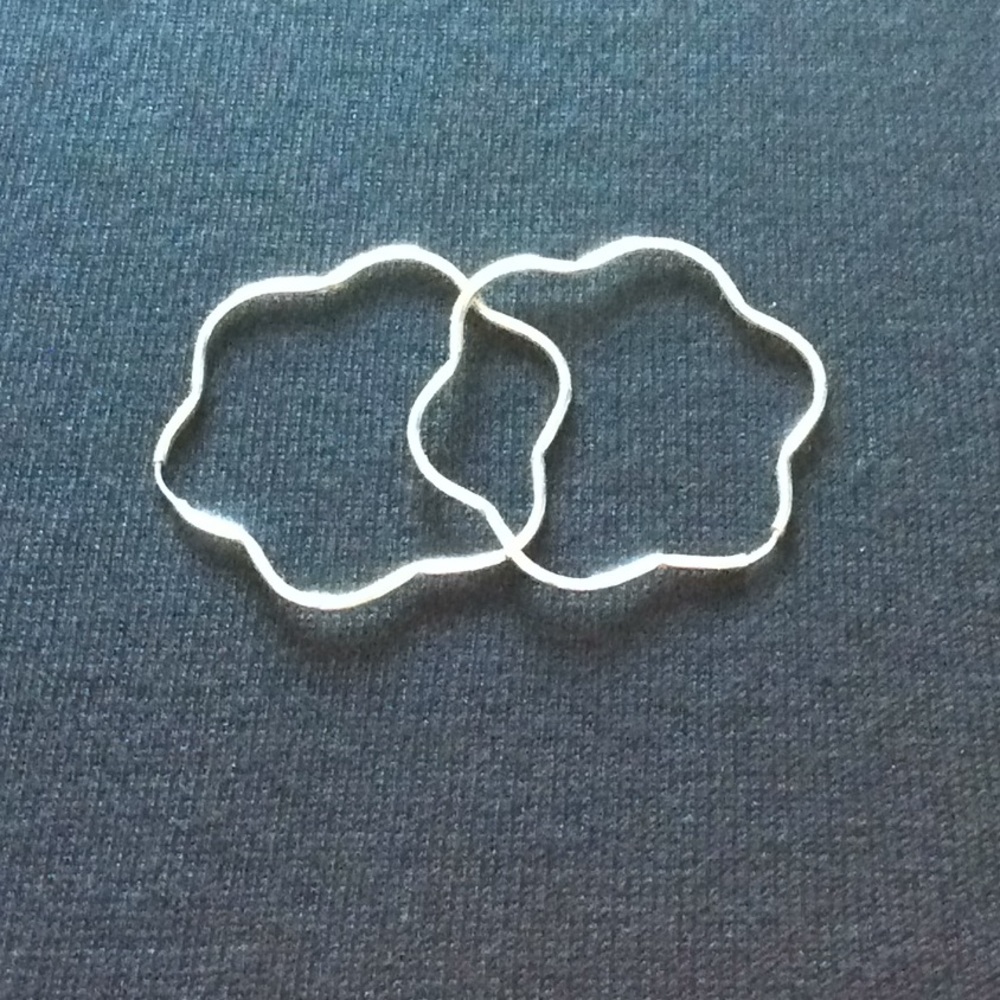 Silver Hoops